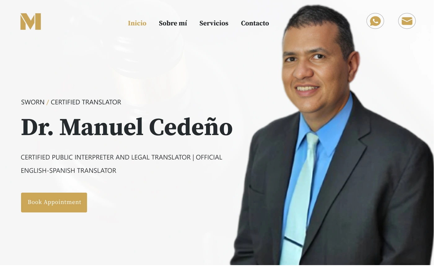 Manuel Cedeño website preview